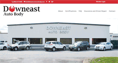 Desktop Screenshot of downeastautobody.com